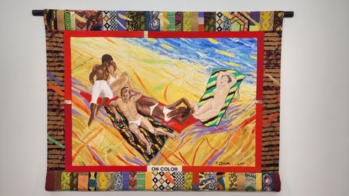 <p><strong>Emma Amos — Bathers</strong></p>
<p></p>